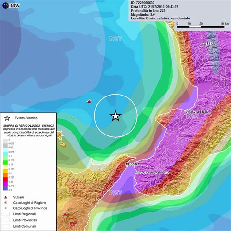 Scossa Di Terremoto Di Magnitudo 3 0 Nel Basso Tirreno Tra Calabria E