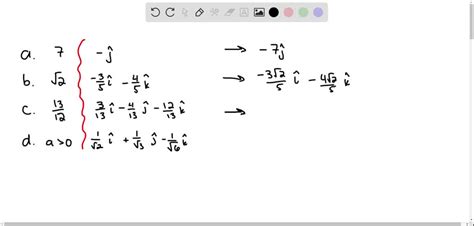 Find The Vectors Whose Lengths And Directions Are Given Try To Do The