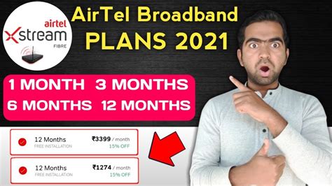 Airtel Broadband Plans With Gst Airtel Xstream Fiber Plans Explained