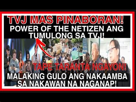 TVJ MAS PINABORAN DAHIL SA NAGYARI POWER OF NETIZEN GAMIT NG TVJ LABAN