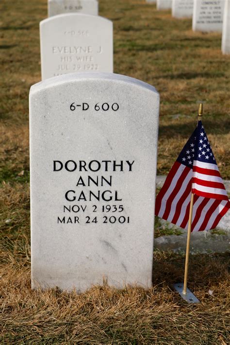 Dorothy Ann Gangl 1935 2001 Mémorial Find A Grave
