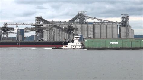 Tidewater Barge Lines Tug Liberty Heading East 10 3 2013 Youtube