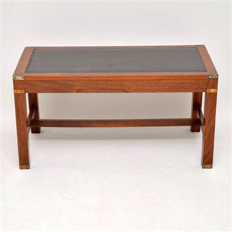 Antique Mahogany Leather Top Coffee Table | Marylebone Antiques