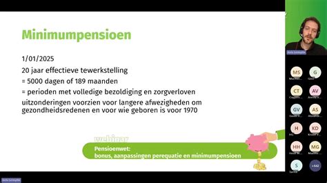 Webinar De Nieuwe Pensioenwet Youtube