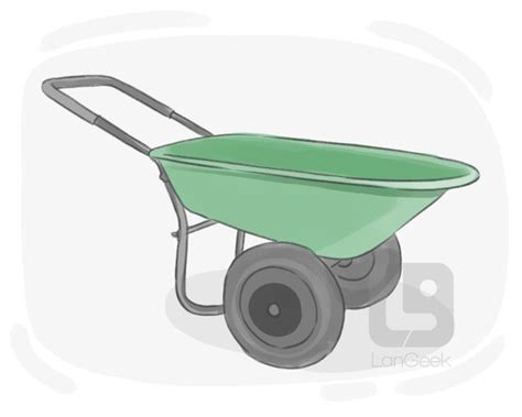 Definition & Meaning of "Two-wheeled wheelbarrow" | LanGeek