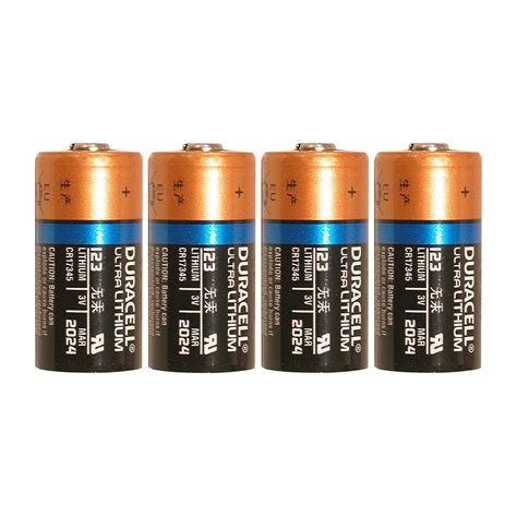 4 Count Duracell Ultra Lithium 3v Cr17345 Leak