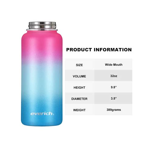 Hot Sale Double Wall Stainless Steel Water Bottle Insulated Vacuum Flask Thermos Double Wall 304