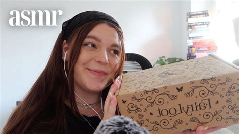 Asmr Fairyloot July Book Unboxing Whispered Book Haul Youtube