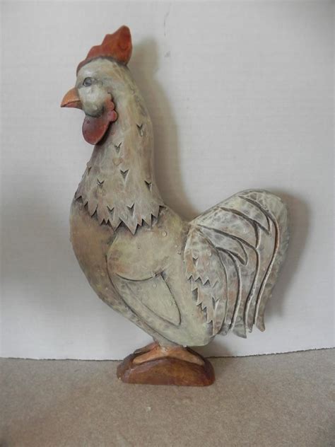 Lot Wooden Roosters And Hens Estatesales Org