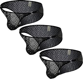 Faringoto Men S Low Rise Briefs Thong Lingerie Stretch Mesh Briefs Bikini Underwear At Amazon