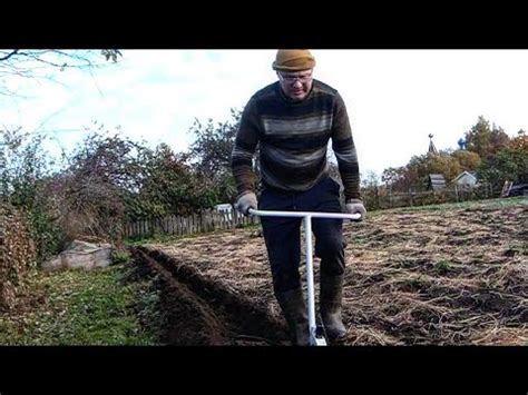 ЭЛЕКТРОПЛУГОМ "ЛЕБЕДКА СЕЛЬСКОХОЗЯЙСТВЕННАЯ ЛС-100А" ПЕРЕПАХАЛ ОГОРОД ...