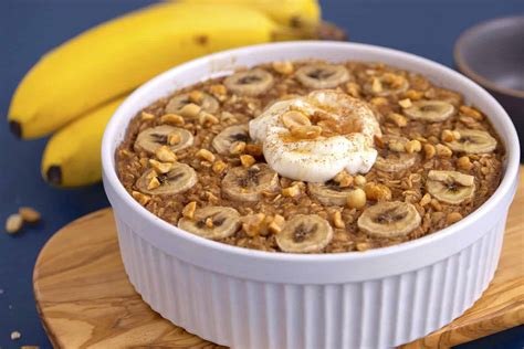 Peanut Butter Banana Baked Oatmeal Mind Over Munch