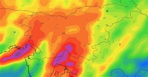 Sloveniji Grozi Huda Ura V Petek Bodo Dr Avo Zajela Mo Na Neurja