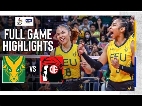 FEU Vs UE FULL GAME HIGHLIGHTS UAAP SEASON 86 WOMEN S VOLLEYBALL