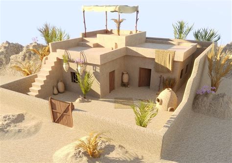 Ancient Egyptian House CGTrader