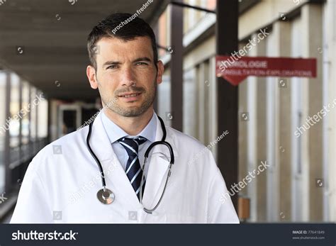 Young Doctor Stethoscope Hospital Hall Stock Photo 77641849 | Shutterstock