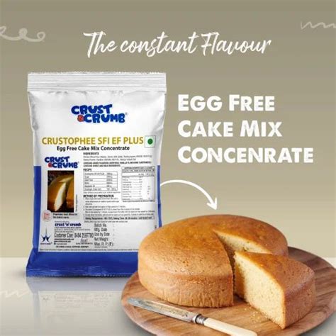 Crust N Crumb Egg Free Sponge Cake Mix Concentrate Crustophee Sfi Ef