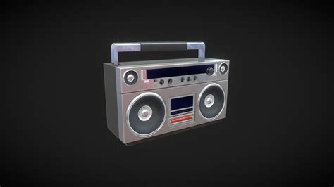 Boomboxlowpoly 3d Model By 3d Skill Up 3dskillup Bc30125