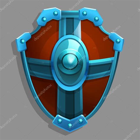 Cartoon Game Knight Shield Stock Vector Image By ©mrdeymos 121684166