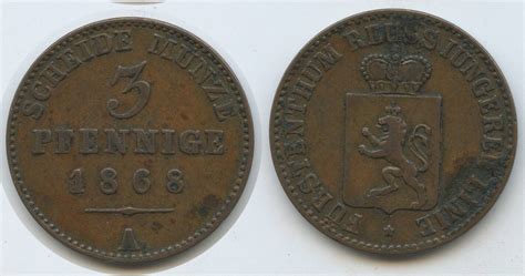 Reuss Schleiz J Ngere Linie Pfennig A G Heinrich Xiv