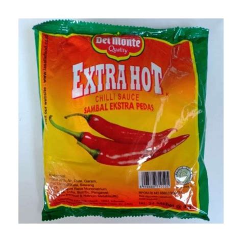 Jual Delmonte Extra Hot Sauce Sachet 8gr X 24pcs Di Seller Kiko Mart Kiko Mart Kota