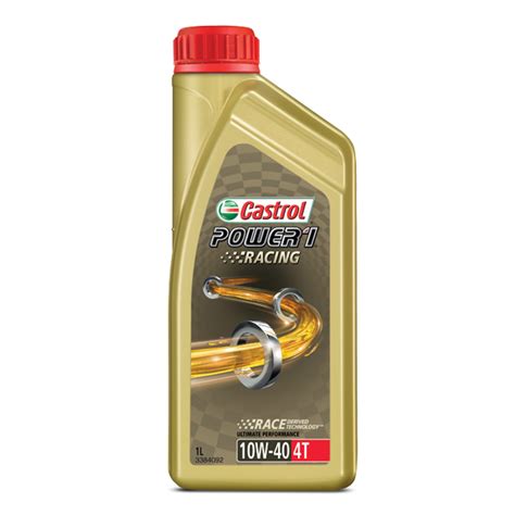 Lubricante De Moto Castrol Power 1 Racing 4T 10W 40 Distribuidor