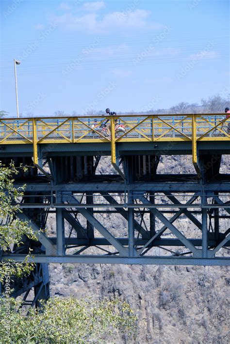 Victoria Falls Bridge Zimbabwe Zambia Border Stock Photo Adobe Stock
