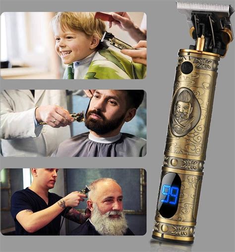 Upgraded Hair Trimmer Beard Clippers For Men Professional Usb Electric