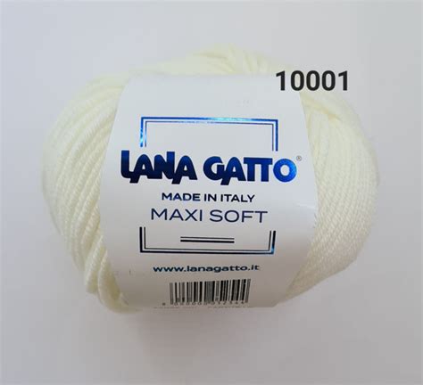 Пряжа Lana Gatto Maxi Soft Лана Гатто Макси Софт цвет 10001