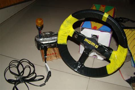 Diy Homemade Steering Wheel Usb Pc With Viberation 10 Steps