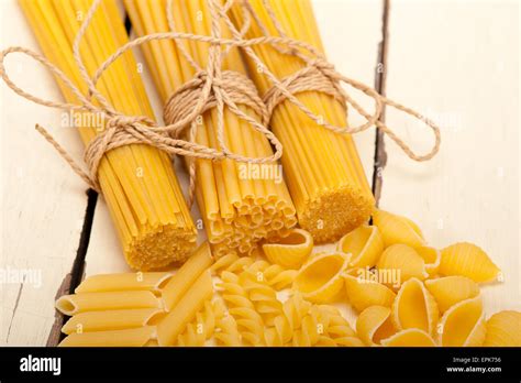 Bunch Of Italian Pasta Type Stock Photo Alamy