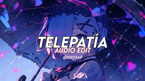 Telepat A Kali Uchis Edit Audio Youtube