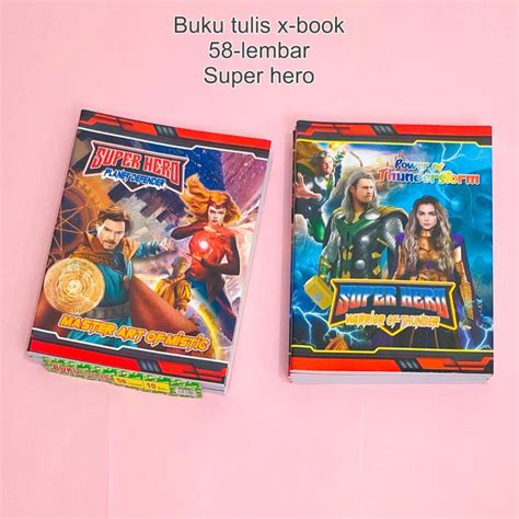 Bos Buku Tulis Lembar Kwarto Kecil Buku Tulis Sekolah Campus