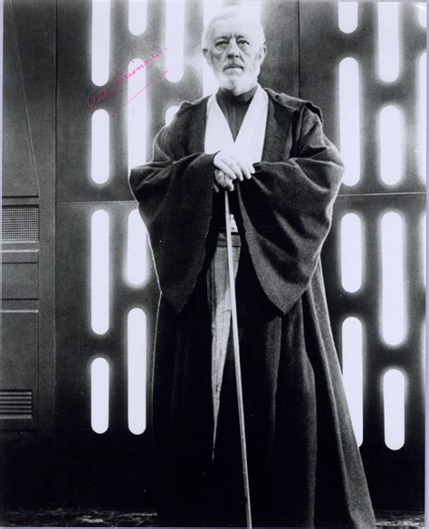 Lot Detail Alec Guinness Signed 8 X 10 Bandw Photograph As Obi Wan