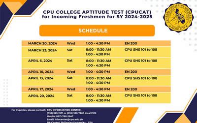 Central Philippine University Launches Cpu College Aptitude Test For