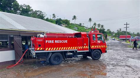 Nfa Nabouwalu Station Assist In Clean Up After Heavy Rain Last Night