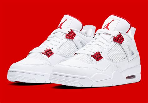 Air Jordan 4 White Metallic Red Ct8527 112