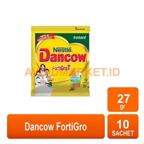 Jual Dancow Fortigro Susu Bubuk 27 Gr X 10 Sachet 1 Renceng