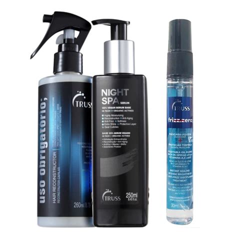 Kit Truss Uso Obrigat Rio Night Spa Mini Frizz Zero