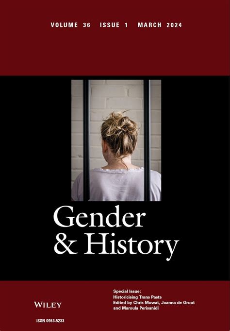 Gender And History Wiley Online Library