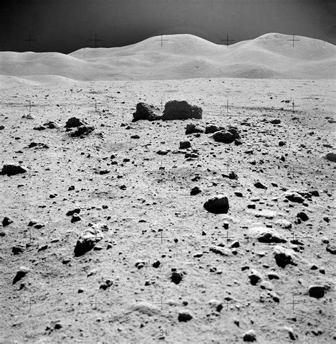 Lunar Surface Photograph By Nasa