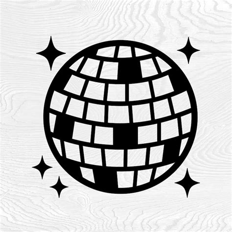 Disco Ball Svg Star Svg Ball Svg Shine Svg Party Svg File Dance