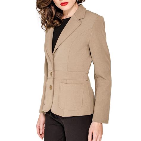 Blazer Slim Argentum Feminino Marrom Zattini