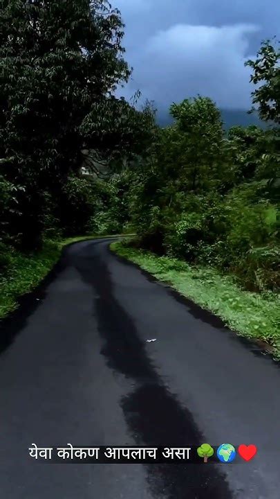 🌳🌱⛈️कोकणातील पावसाळी वातावरण झलक कोकण🌳 ️🌧️youtubeshorts