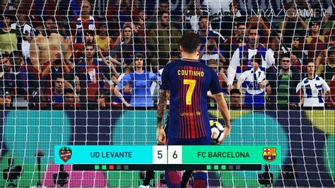 Coutinho Player Of Barcelona Levante Vs FC Barcelona Penalty