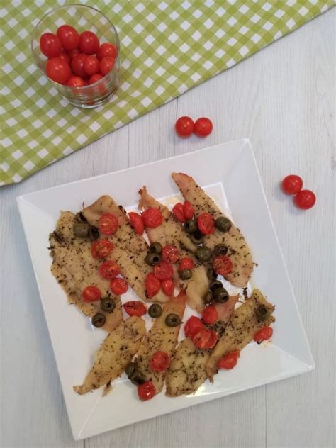 Sogliola Alla Mediterranea Al Forno Cotto In Un Click