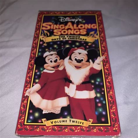 DISNEYS SING ALONG Songs The Twelve Days Of Christmas VHS 1997 4