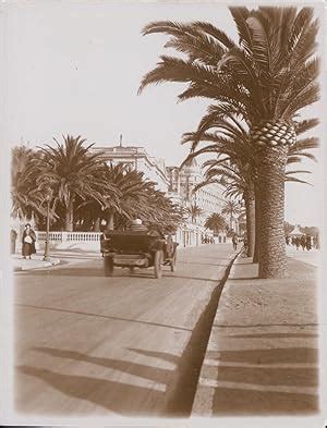 France Cannes Boulevard De La Croisette Par Photographie Originale