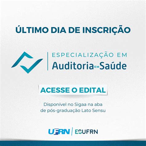 Terminam Hoje As Inscrições Para O Processo Seletivo Da Especialização