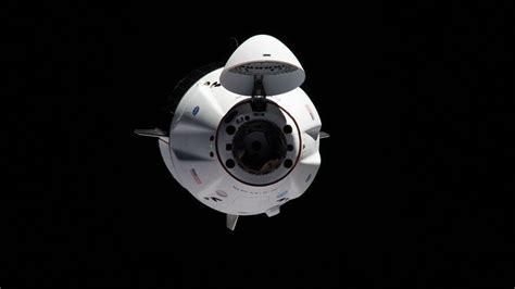 The SpaceX Crew Dragon Endeavour Approaches The International Space